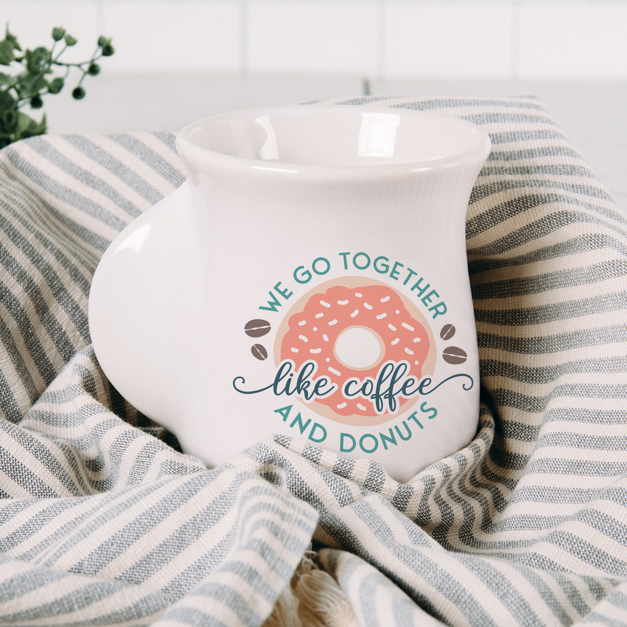 Coffee Cup Warmer, Love Laughter & Coffee