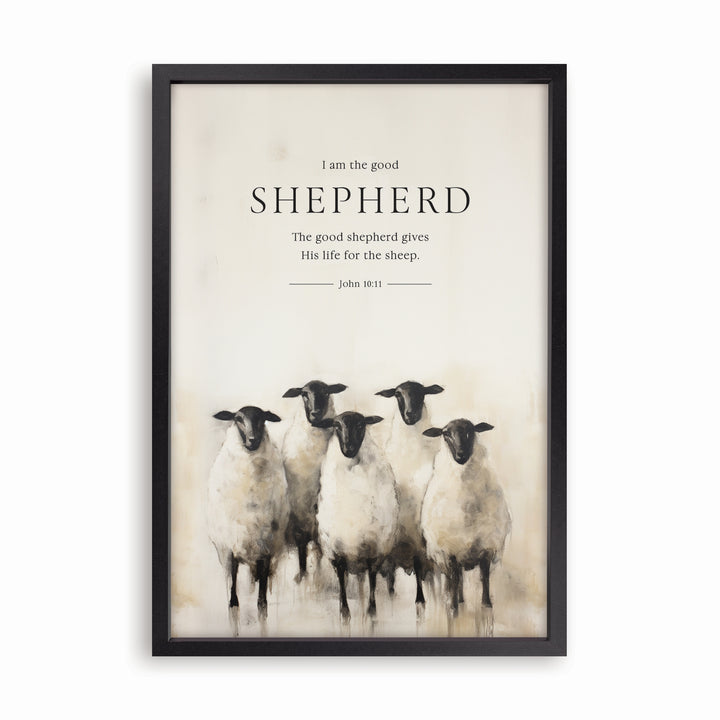 I Am The Good Shepherd Framed Art