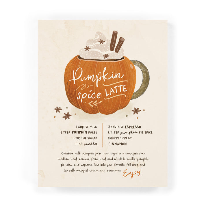 Pumpkin Spice Latte Ornate Décor