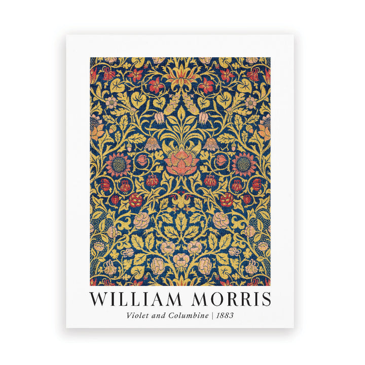 William Morris Violet And Columbine 1883 Ornate Table Décor