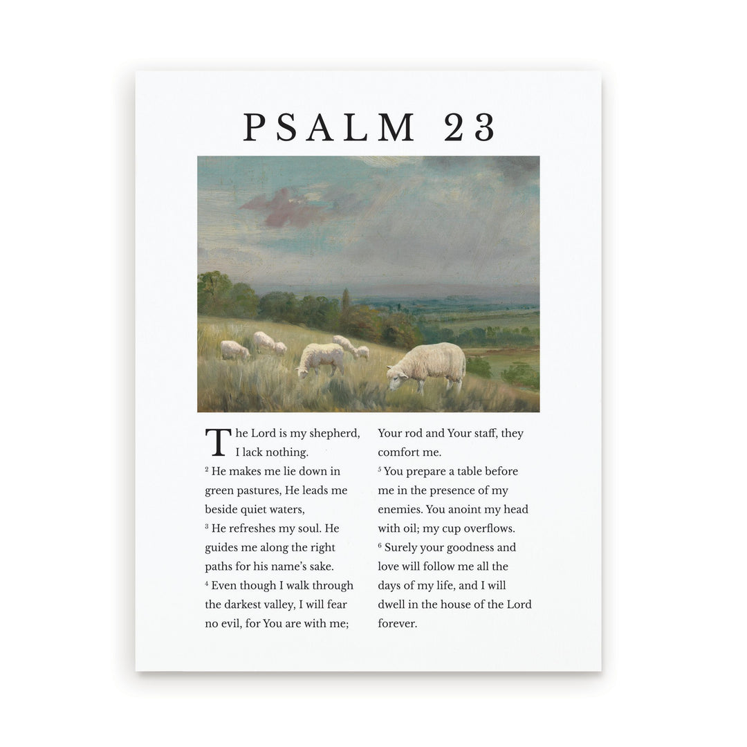 Psalm 23  Ornate Tabletop Décor