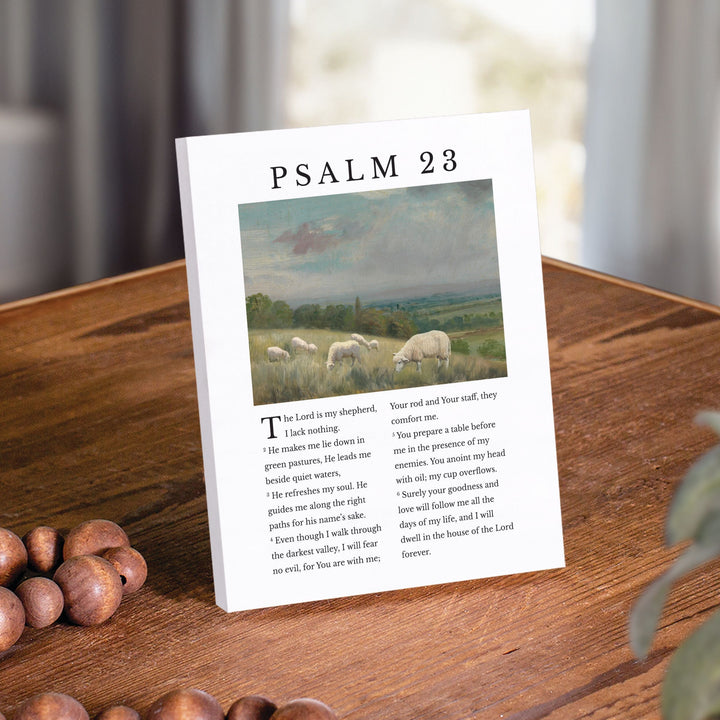 Psalm 23  Ornate Tabletop Décor