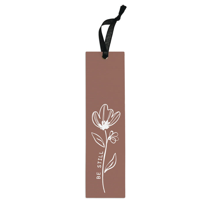 Be Still Linen Bookmark