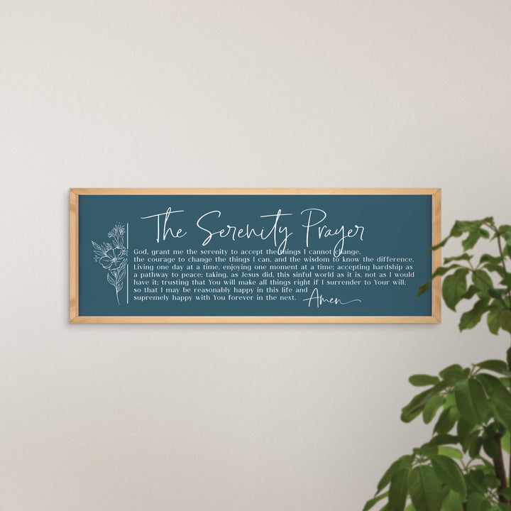 The Serenity Prayer Framed Art