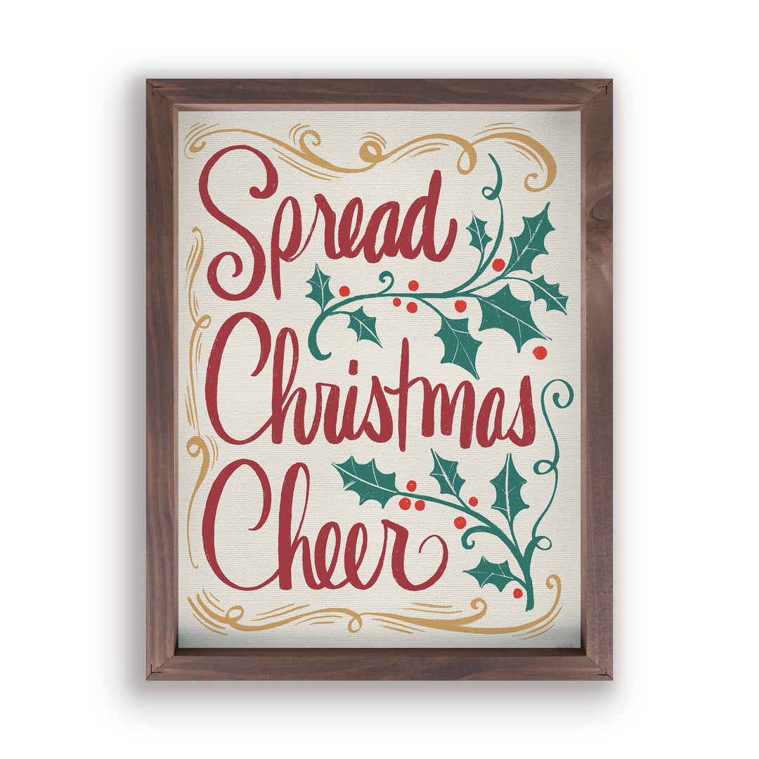 Spread Christmas Cheer Framed Art