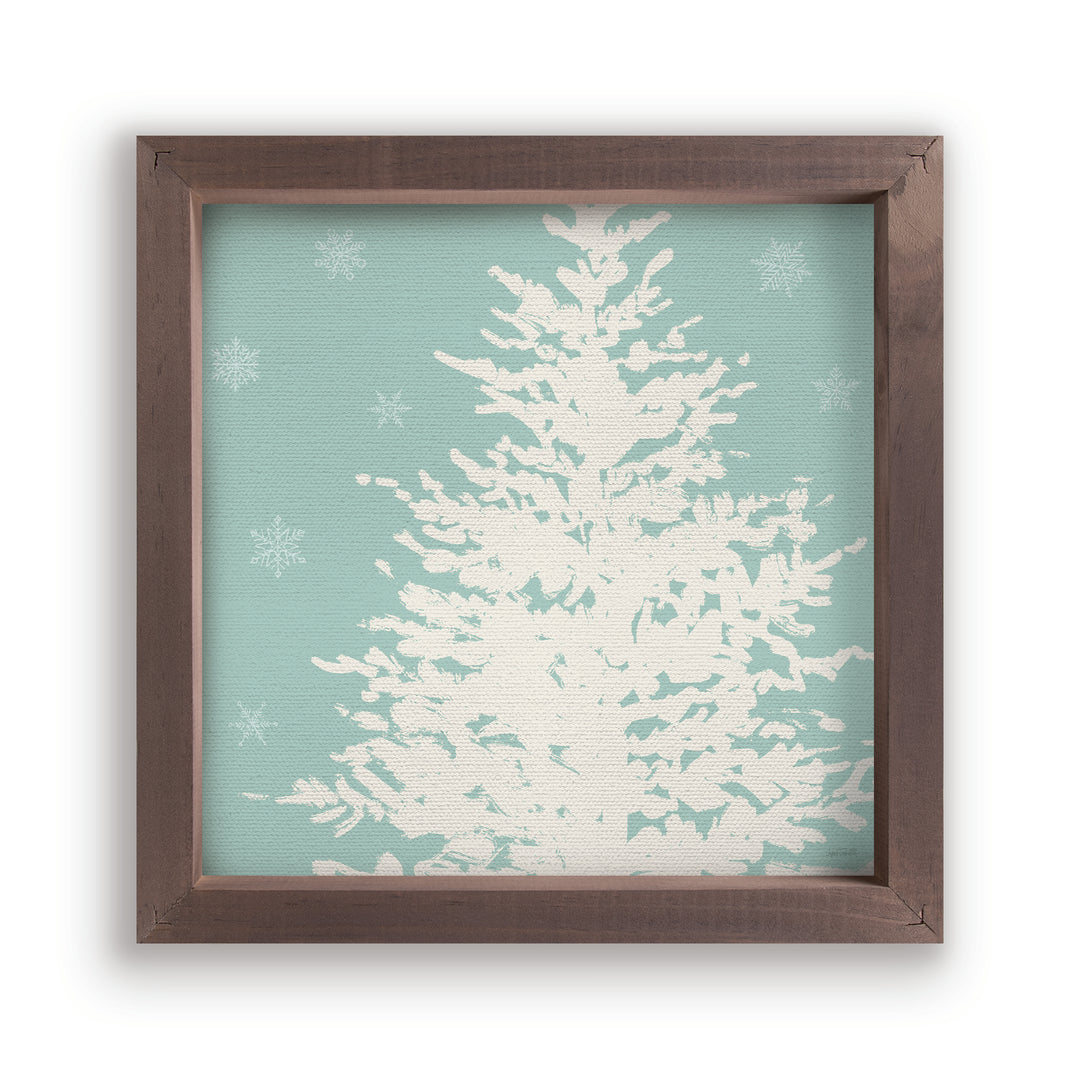 White Tree Framed Art