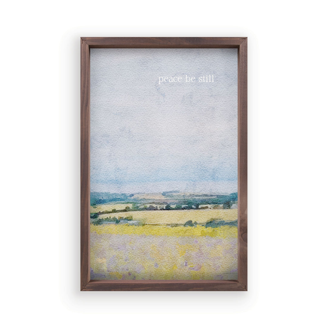 Peace Be Still Framed Art