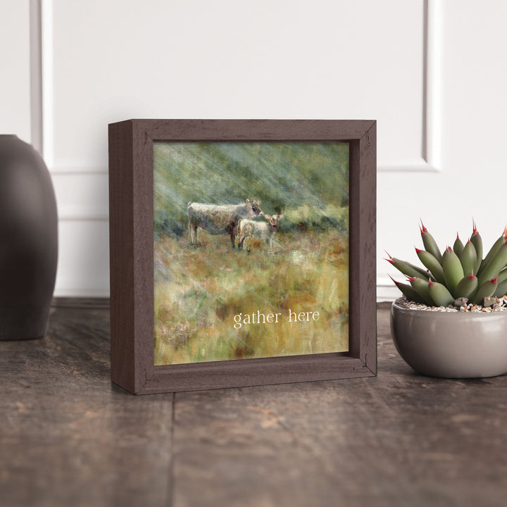 Gather Here Framed Art