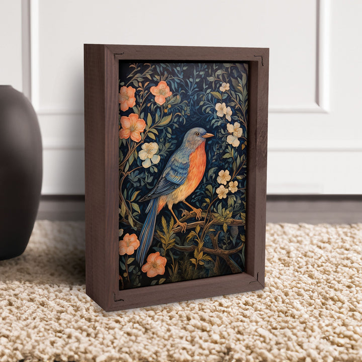 Bird Framed Linen