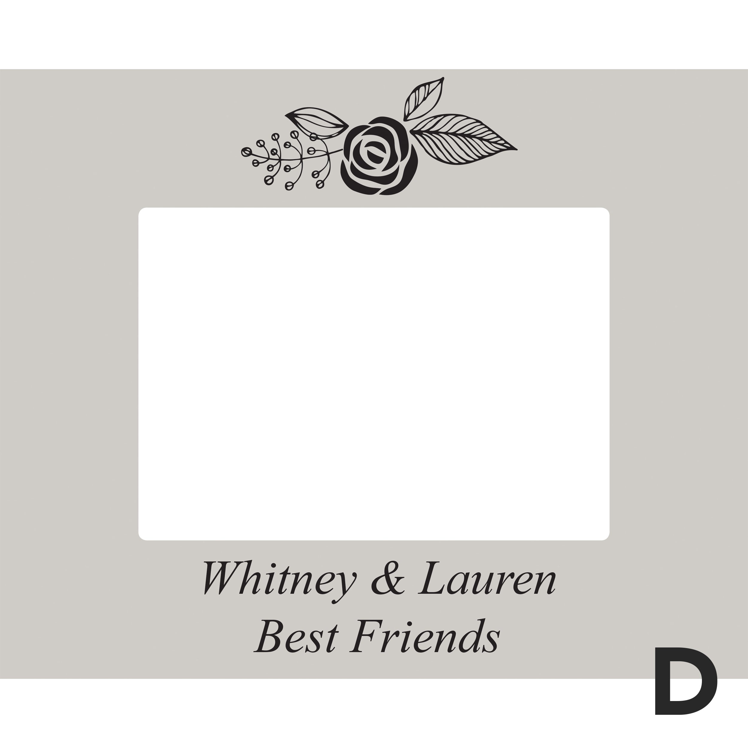 Personalized Friends Picture Frame - 5x7