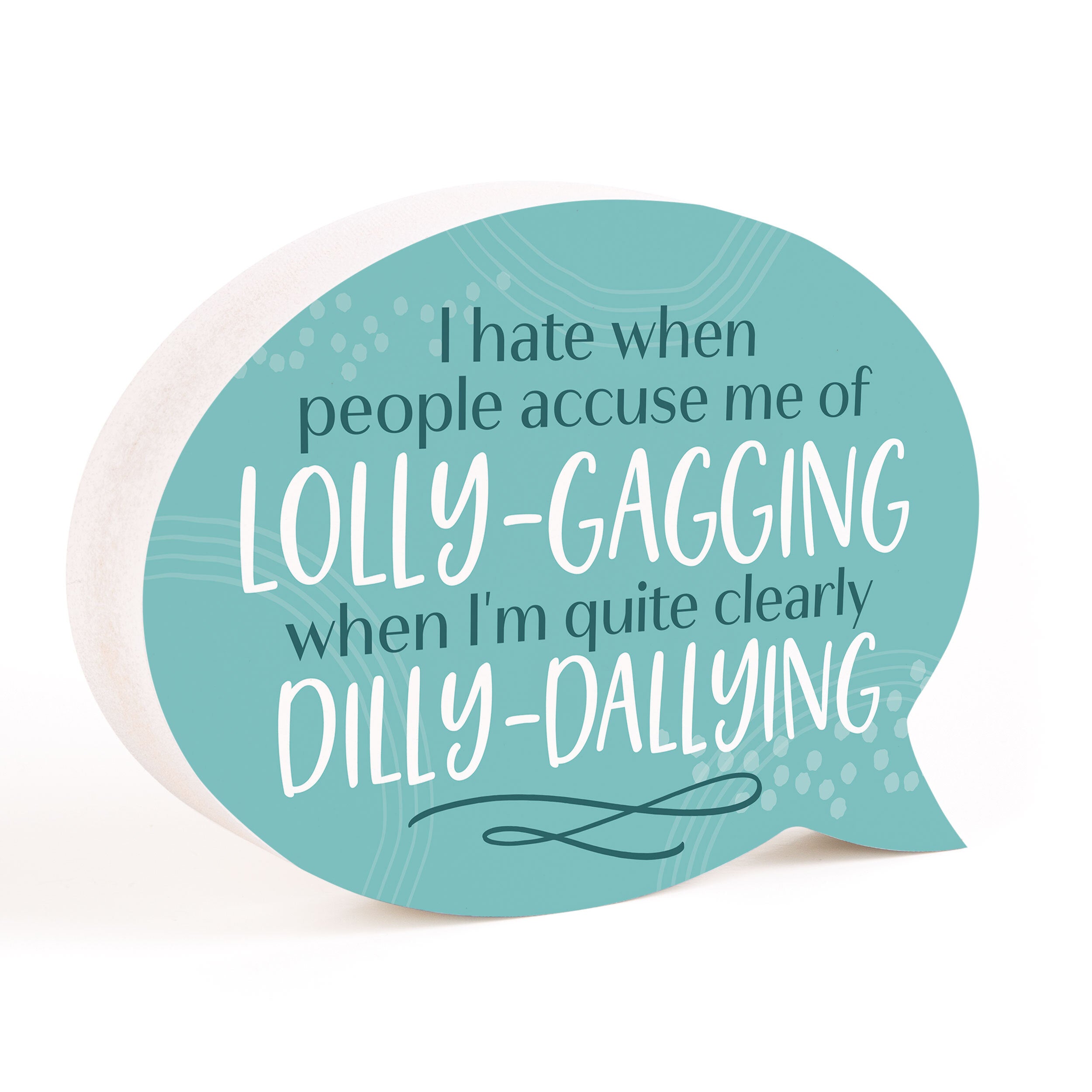 Lollygag funny word design